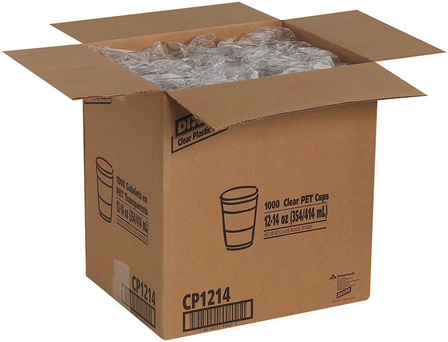 Dixie CP1214 14 oz Disposable Plastic Cups - 1,000/cs