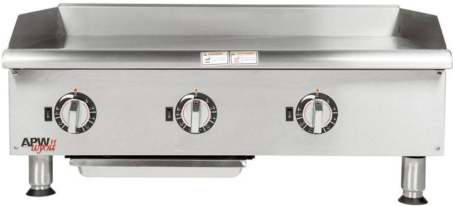 Workline EG-48S Electric Griddle – 48 Wide - APW Wyott