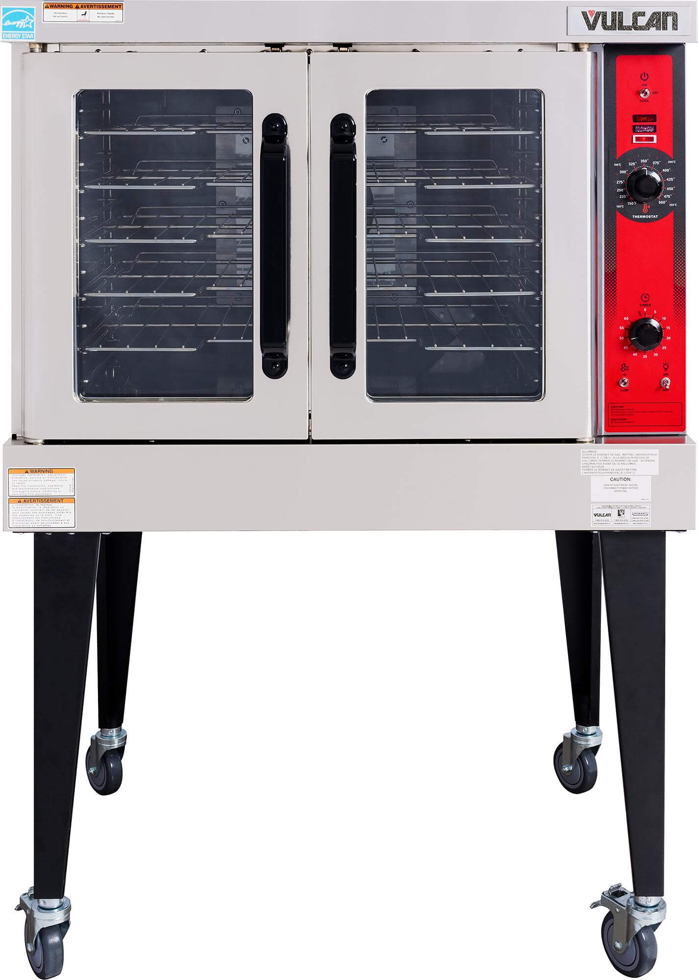 Vulcan VC4ED 12.5 kW Electric Single Deck Convection Oven