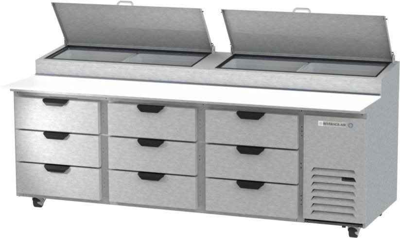 補助テーブル Beverage-Air DPD93HC-9, 93