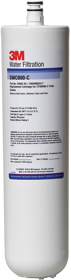 3M Water Filter Cartridge SWC900-C for CFS6090-C Water Filter