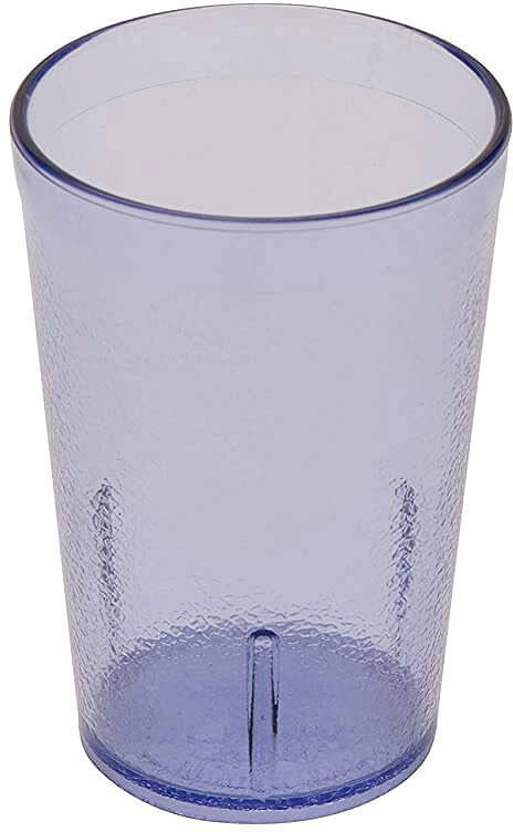 GET 6608-1-BL, 8 oz Plastic Textured Tumbler, Blue (12/case)