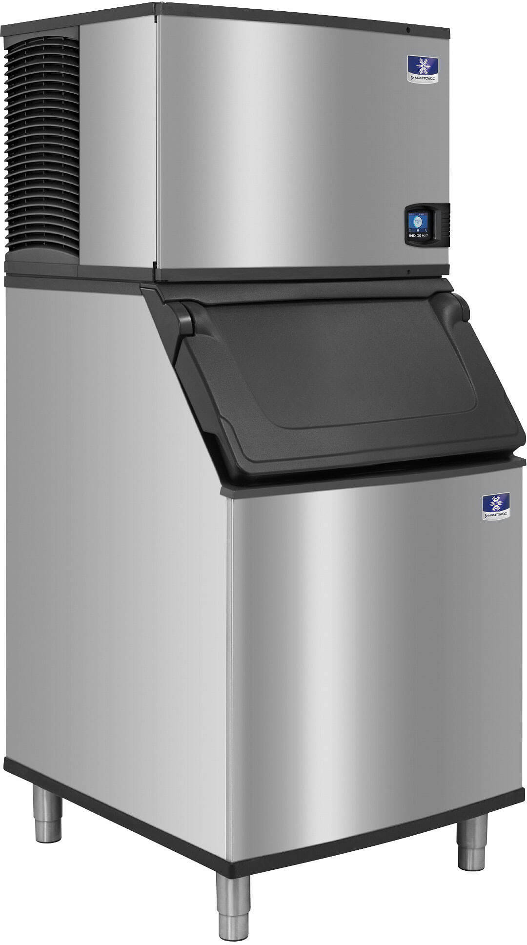 Manitowoc IYT0300A/D400 310 lb Indigo NXT? Half Cube Ice Maker w/ Bin - 365 lb Storage, Air Cooled, 115V