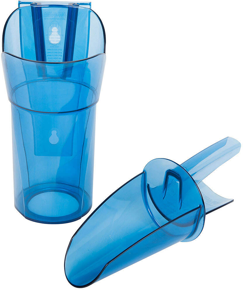 San Jamar SI2000 Blue Saf-T-Ice Scoop Caddy