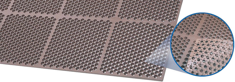 Cactus Mat 2535-B34 Honeycomb Anti-Slip & Anti-Fatigue Mat 3' X 4' 9/16  Thick