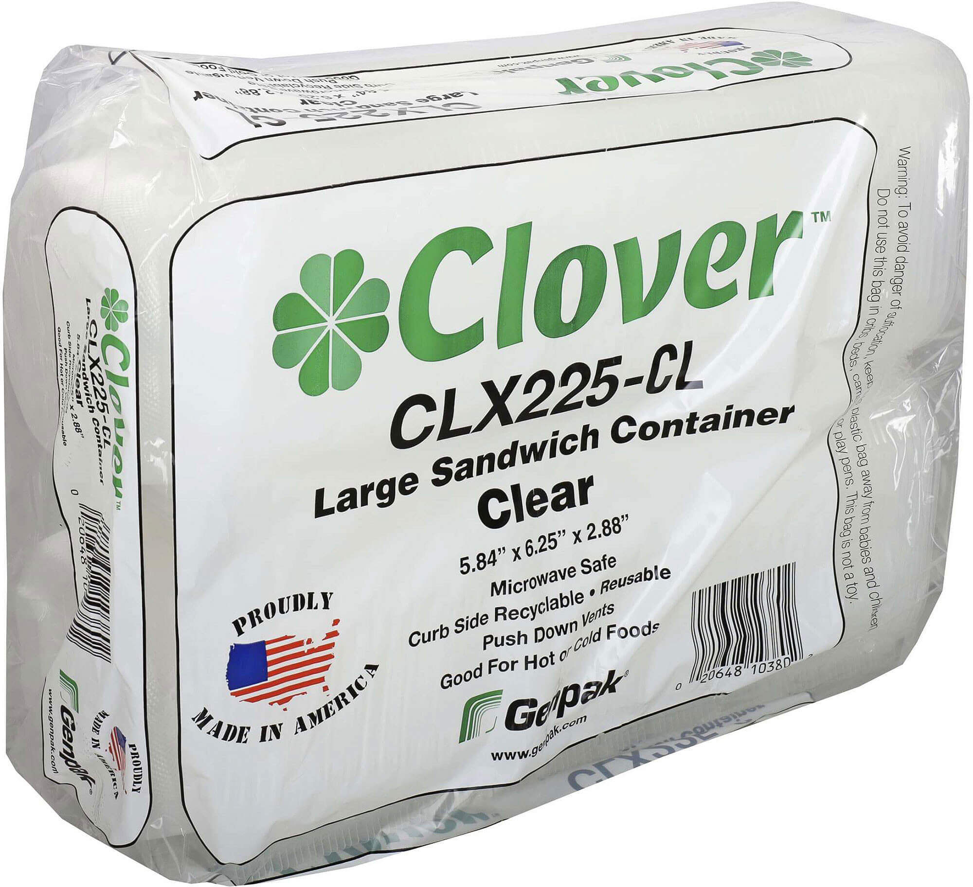 Genpak CLX225-CL, 6