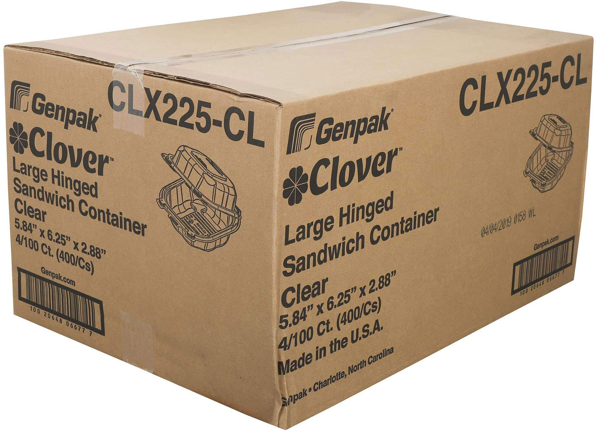 Genpak CLX225-CL, 6
