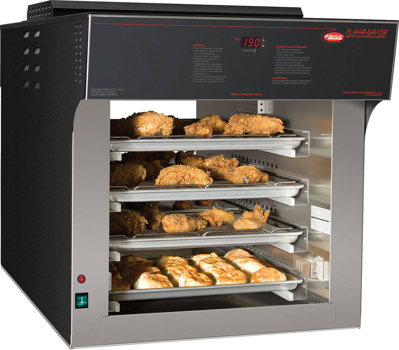 Hatco FS2HAC-4PT, Flav-R-Savor Countertop Pass-Thru Heated Air