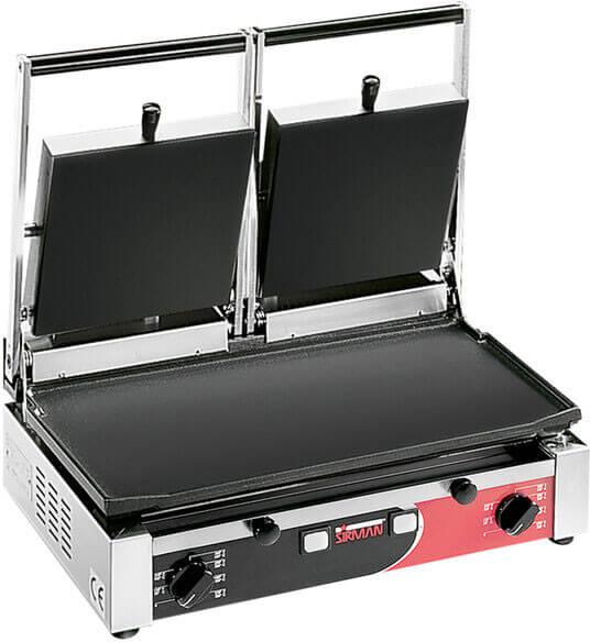 Winco ESG-2, Electric Sandwich Grill with Dual 9-Inch Flat Plates