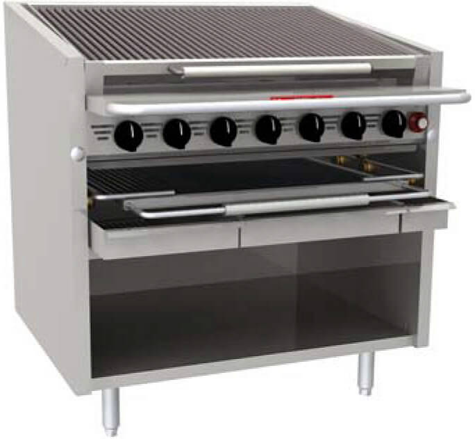 MagiKitch n FM RMB 636 Freestanding Gas Charbroiler