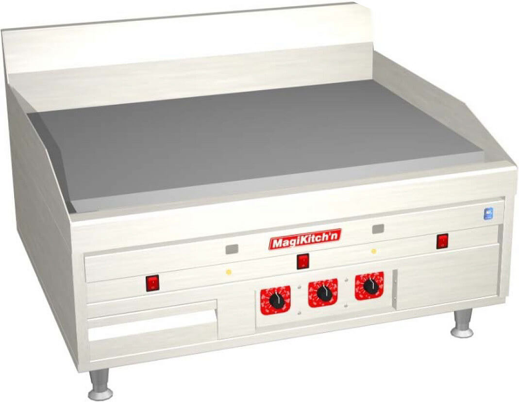 Cast Iron Wood Stove Steamer Restaurant Equipment Used Magikitch'N  2F-1515001 (or Equivalent) RADIANT - CAST IRON(24-1237 Magikitch'n  2f-1515001 Radiant Cast Iron 22 Inch Griddle 22 Inch Cast Iron Grill Grate, image size:1069x829