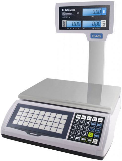 CAS R2-500-CI Drum Scale, 500 lbs x 0.2 lbs
