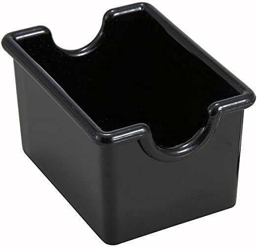 Tablecraft Black Plastic Bar Caddy Organizer 101