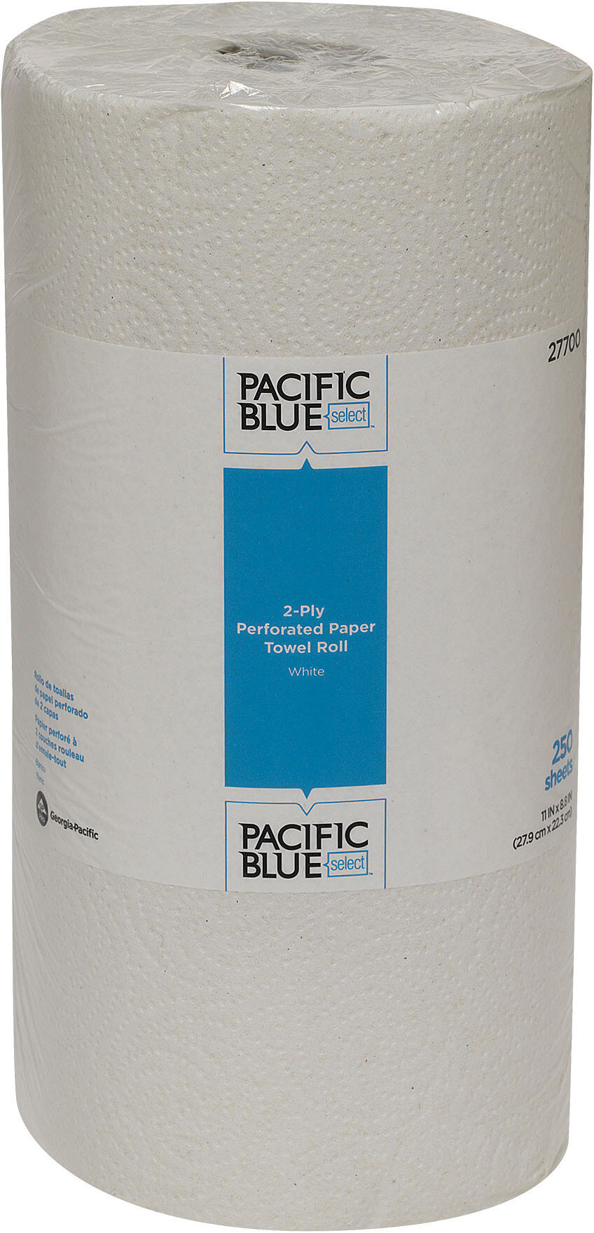 Pacific Blue 27700, 250 Count 2-Ply Perforated Jumbo Paper Towel