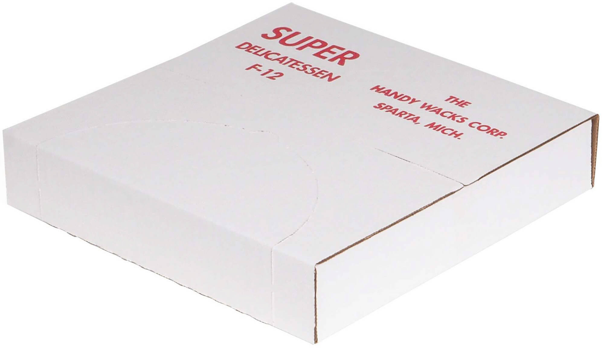 Handy Wacks 12x12-Inch 1000 Sheets White Flat Deli Paper with Black Design