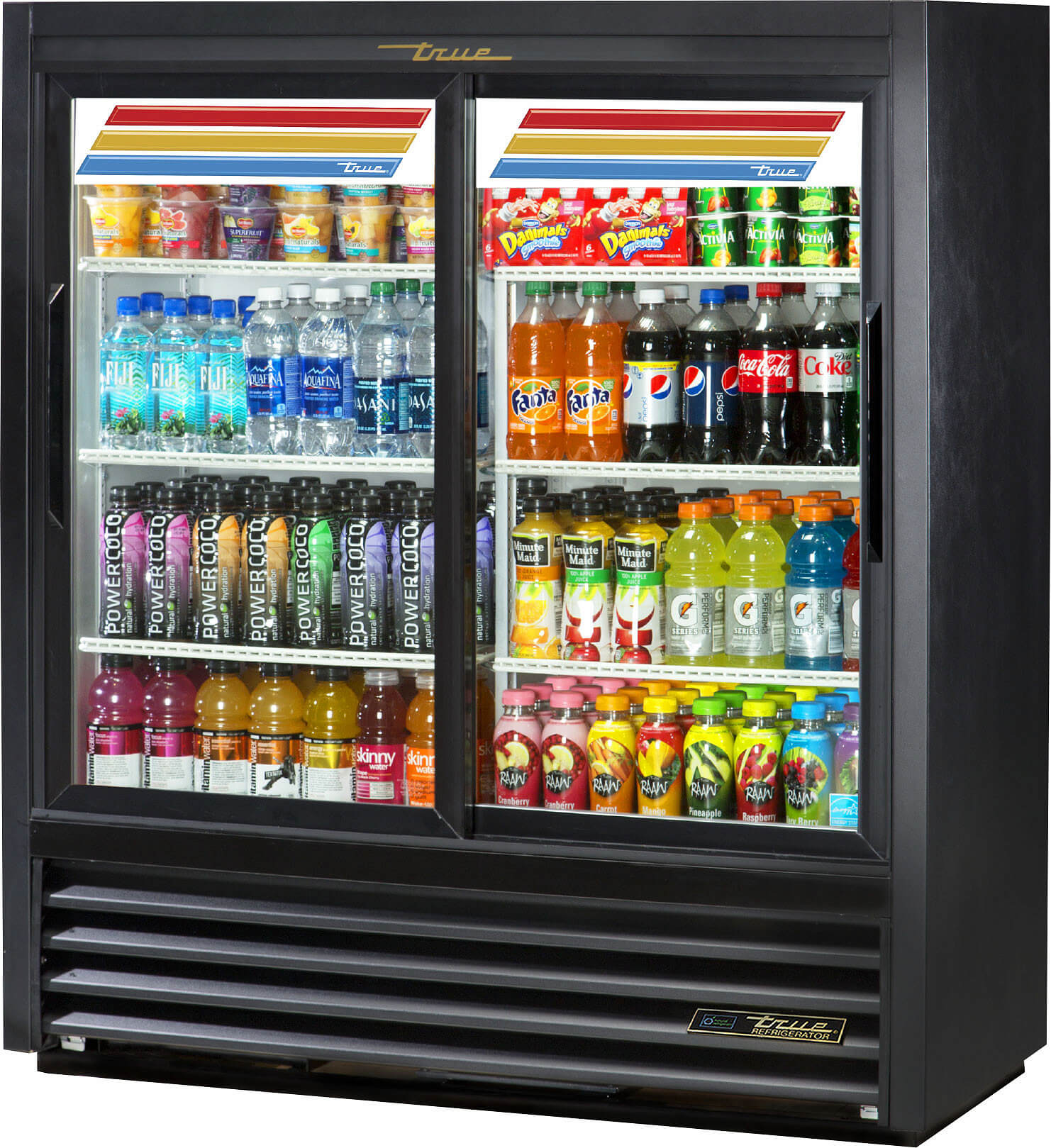 True GDM-41SL-54-HC-LD Glass Door Merchandiser Refrigerator