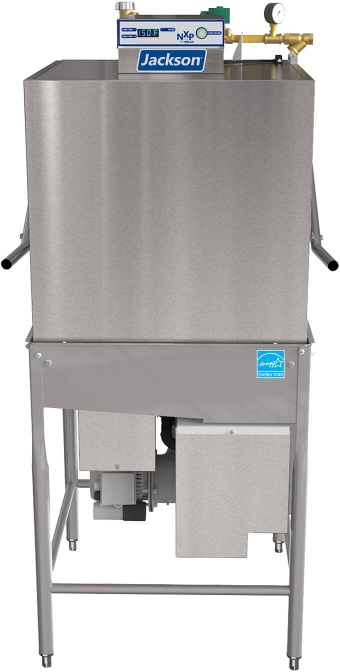 Jackson NXP-HTD, 63 Rack/Hr Door Type Dishwasher, High Temp Sanitizing w/  Booster Heater, image size:680x1344