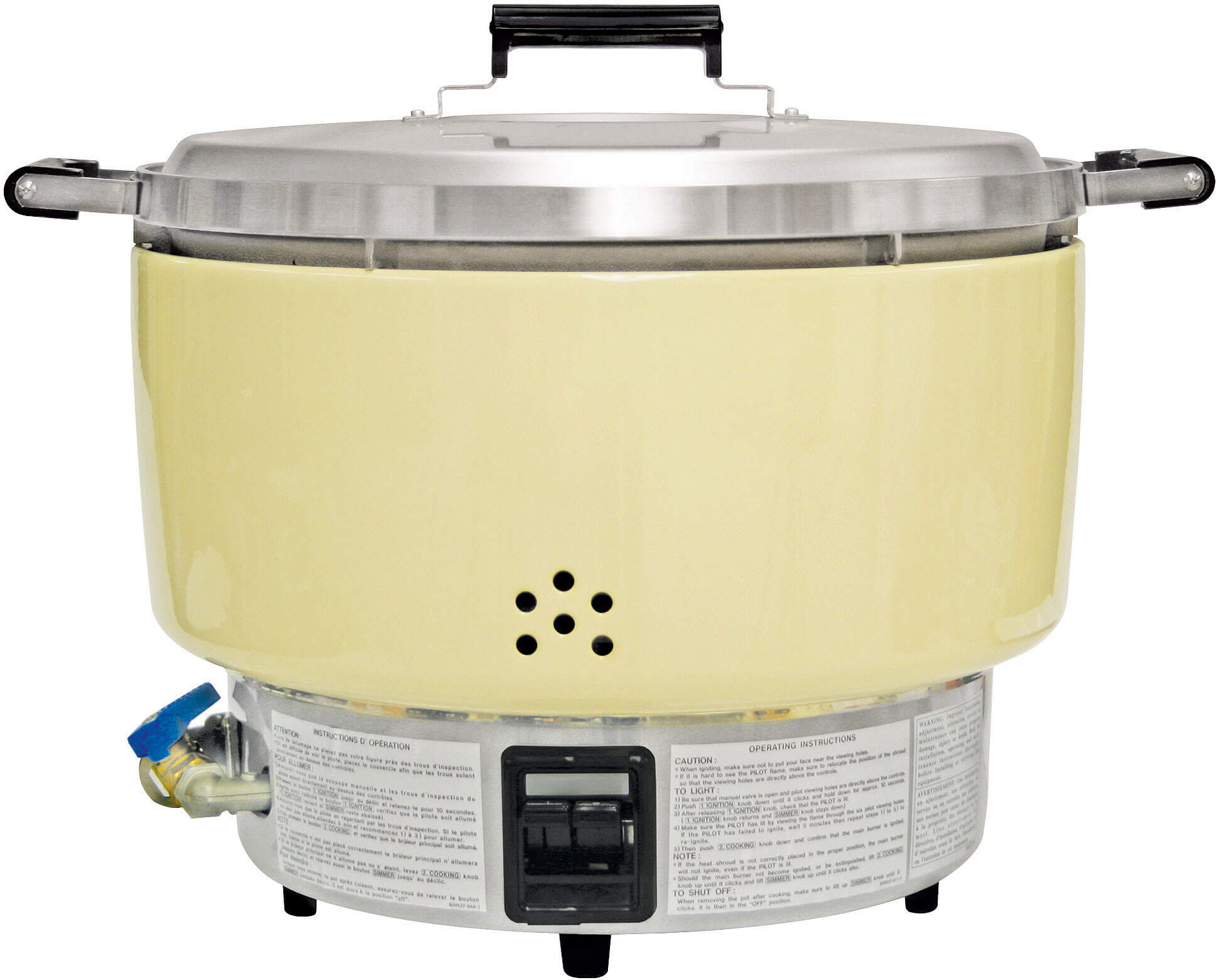 Thunder Group RER55ASL, 55 Cup Propane Gas Rinnai Rice Cooker
