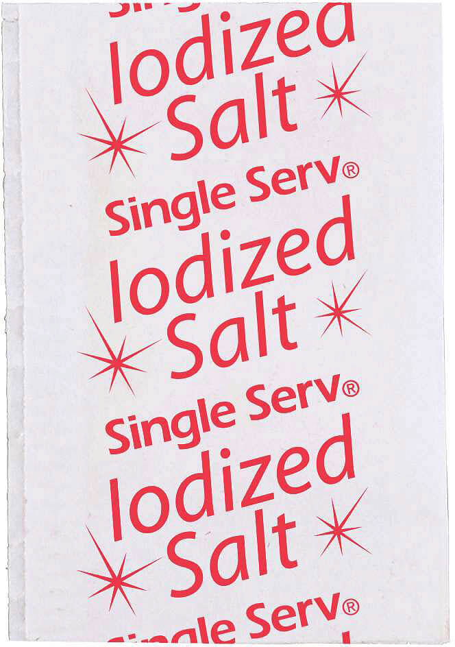 DYMA Brands 14384, 0.6g Single Serv Flat Salt Portion Packets