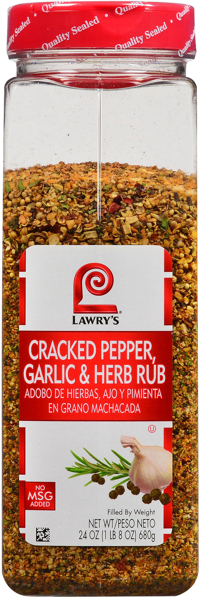 Lawry's Cracked Pepper, Garlic & Herb Rub