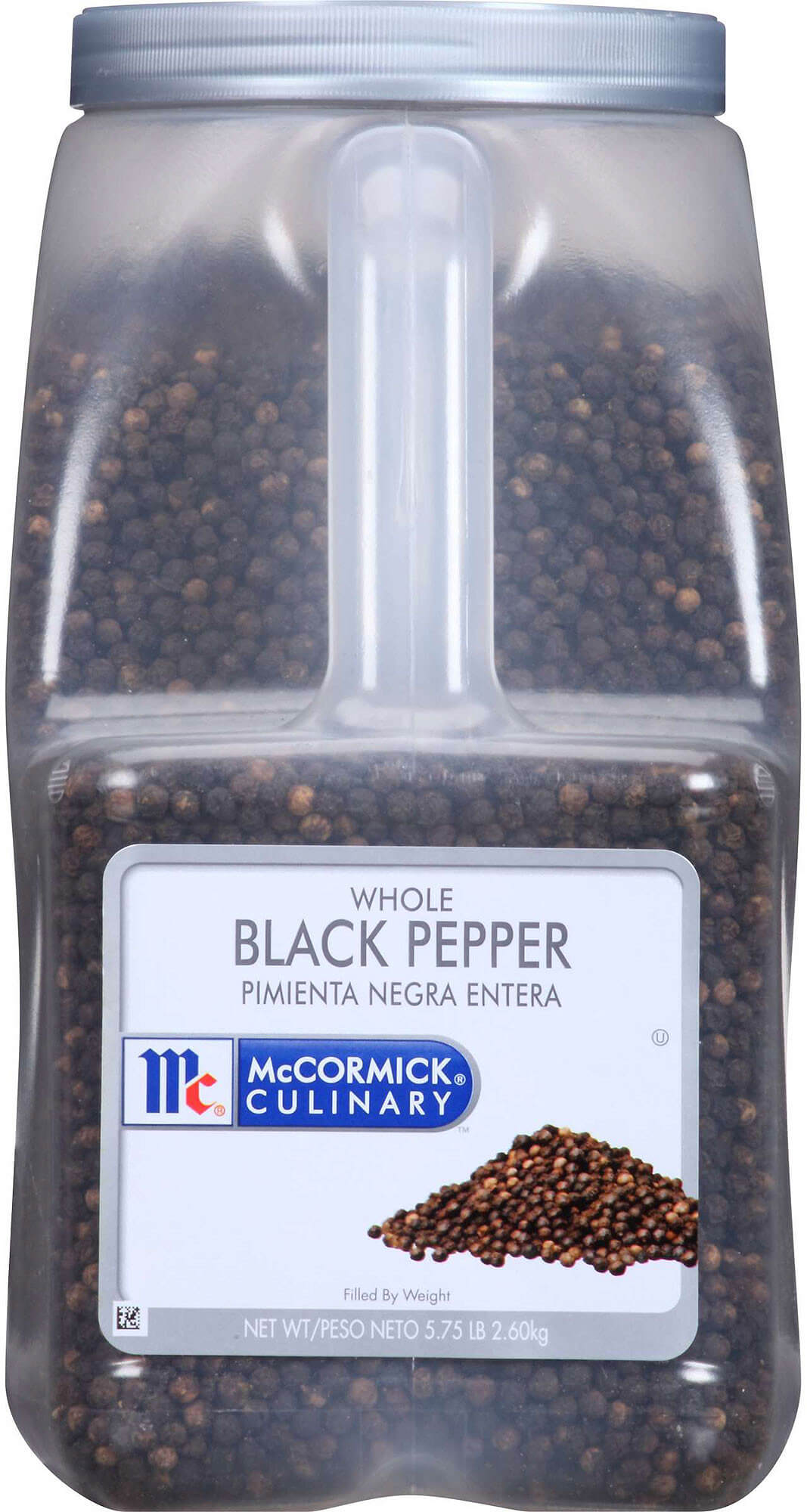 McCormick Culinary Whole Black Pepper - 5.75 lb.