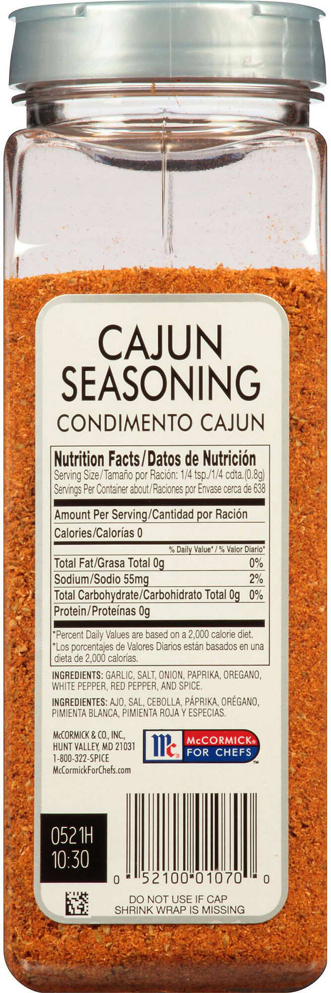 McCormick Culinary Cajun Seasoning 6.5 lb