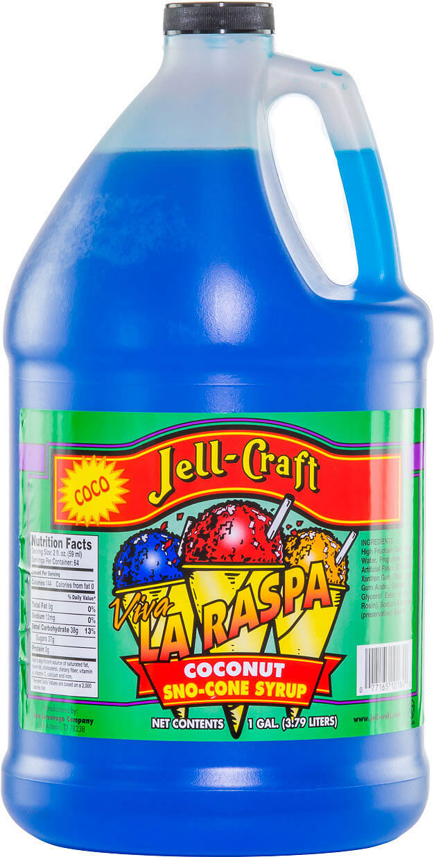 ☆　ゆかっこ様│クリーム&ローション　、バイタル Jell-Craft 10184-GAL-1, 1 Gallon Coconut Snow Cone Syrup / Slushy Mix