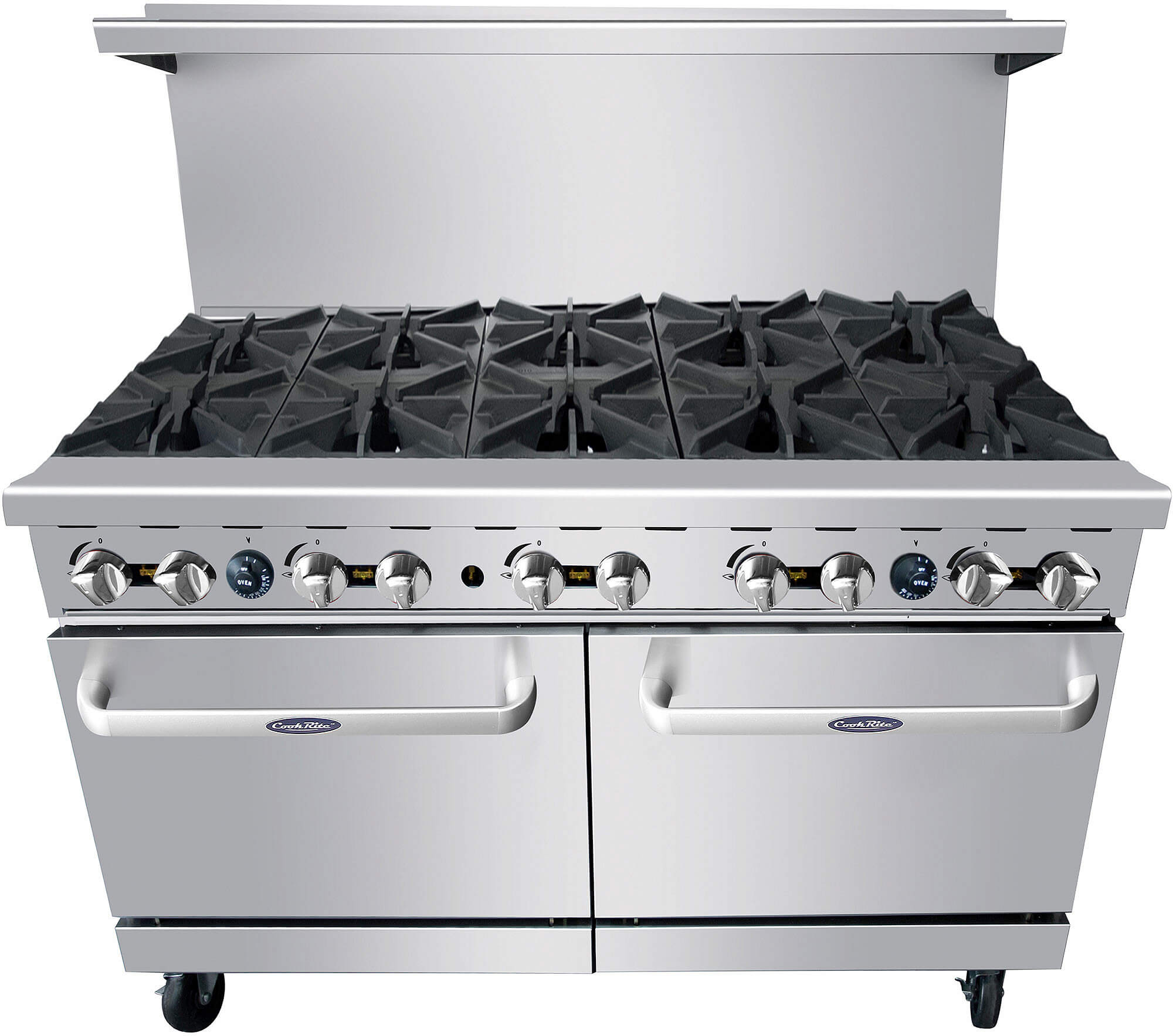 CookRite AGR-10B-NG, 10 Burner Natural Gas Restaurant Range, 2 