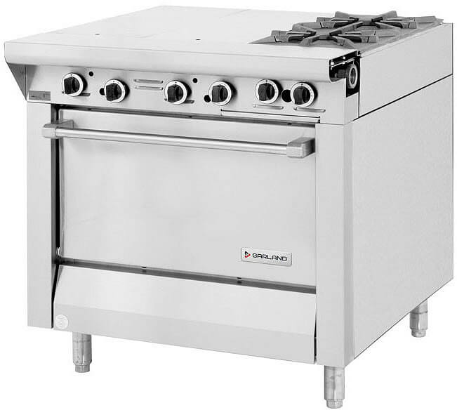 Garland US Range G24-G24L 24 Starfire Range w/ Griddle Top - Oven