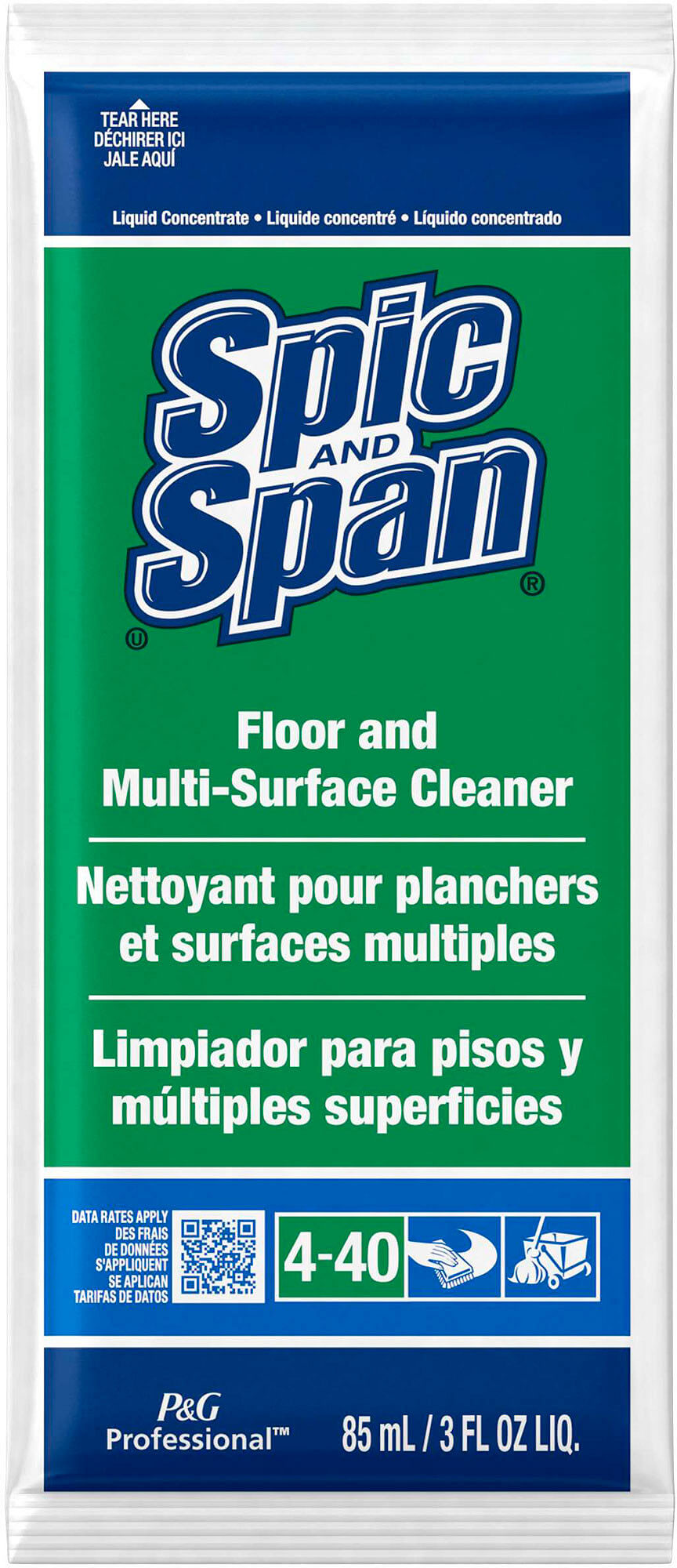 Spic and Span Floor & Multi Surface store Cleaner 1 Gallon 4-40