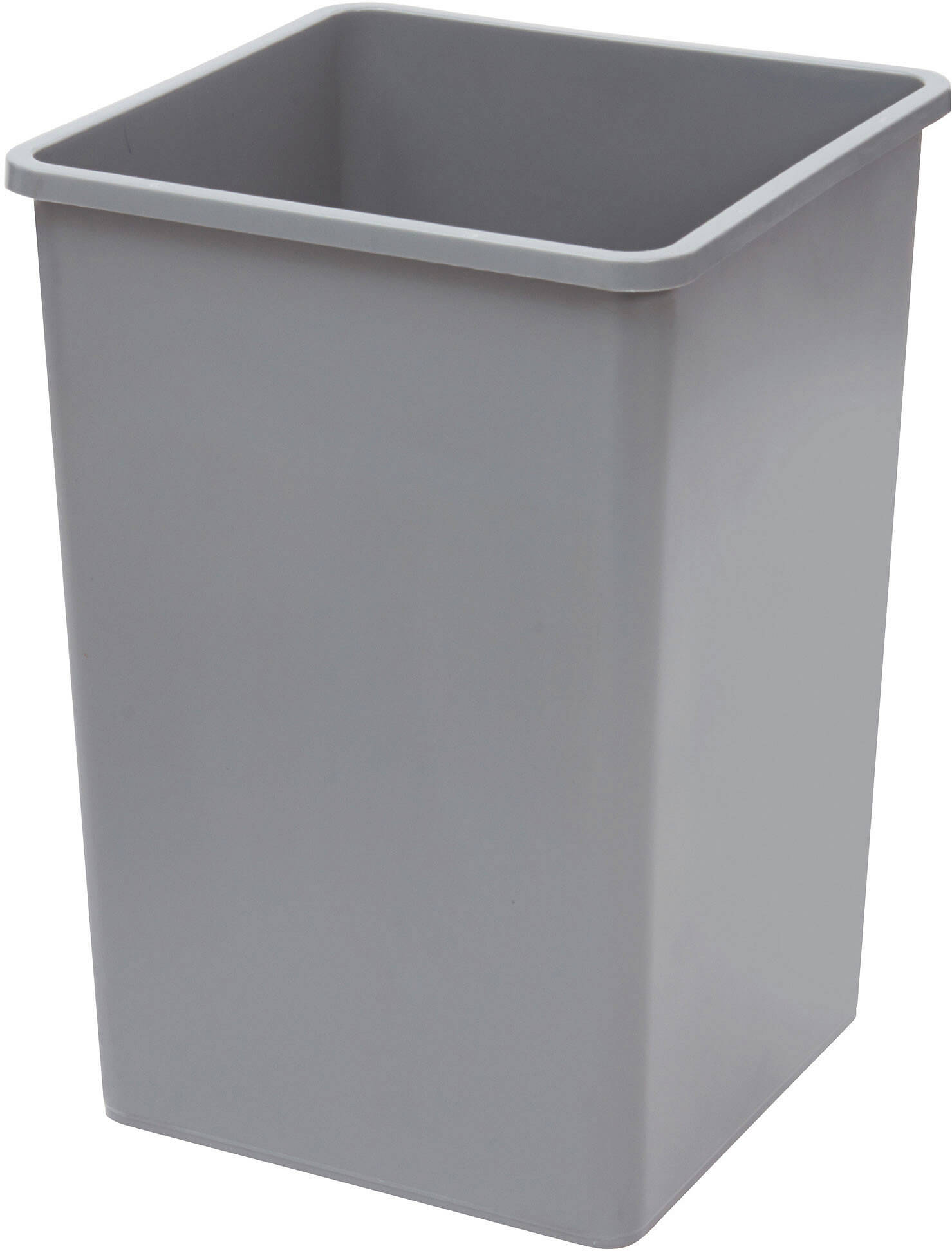 Winco PTCS-35G, 35 Gallon LDPE Trash Can, Gray
