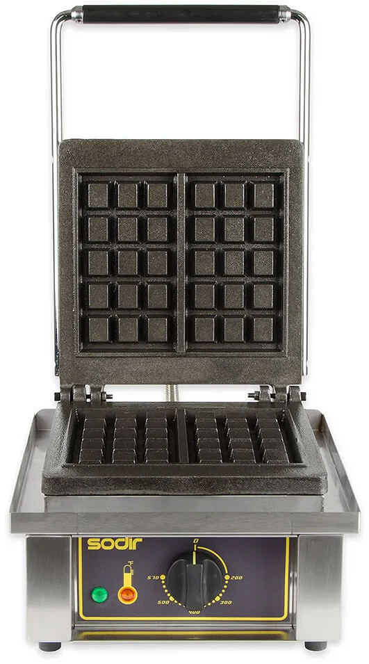 Equipex GES10/1, 1.75 kW Electric Waffle Maker / Iron, Single, 7 1