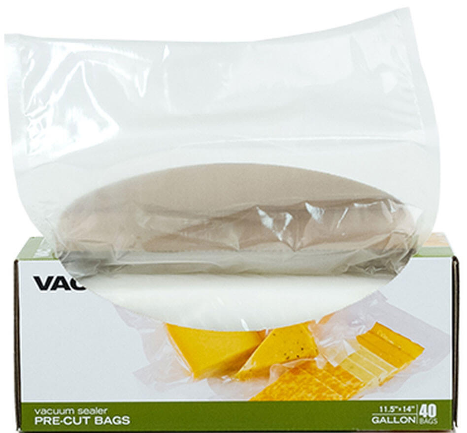 Vacmaster 947260 Bulk - 11.5 x 14 Full Mesh Vacuum Seal Gallon Bags - 50 Pack
