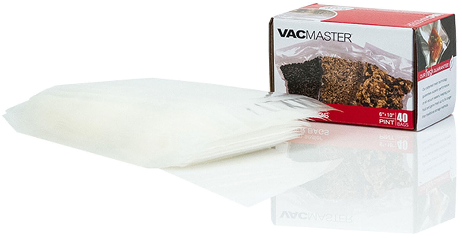 Vacmaster 948320 15 x 18 Full Mesh Vacuum Seal Jumbo Bags - 30 Pack