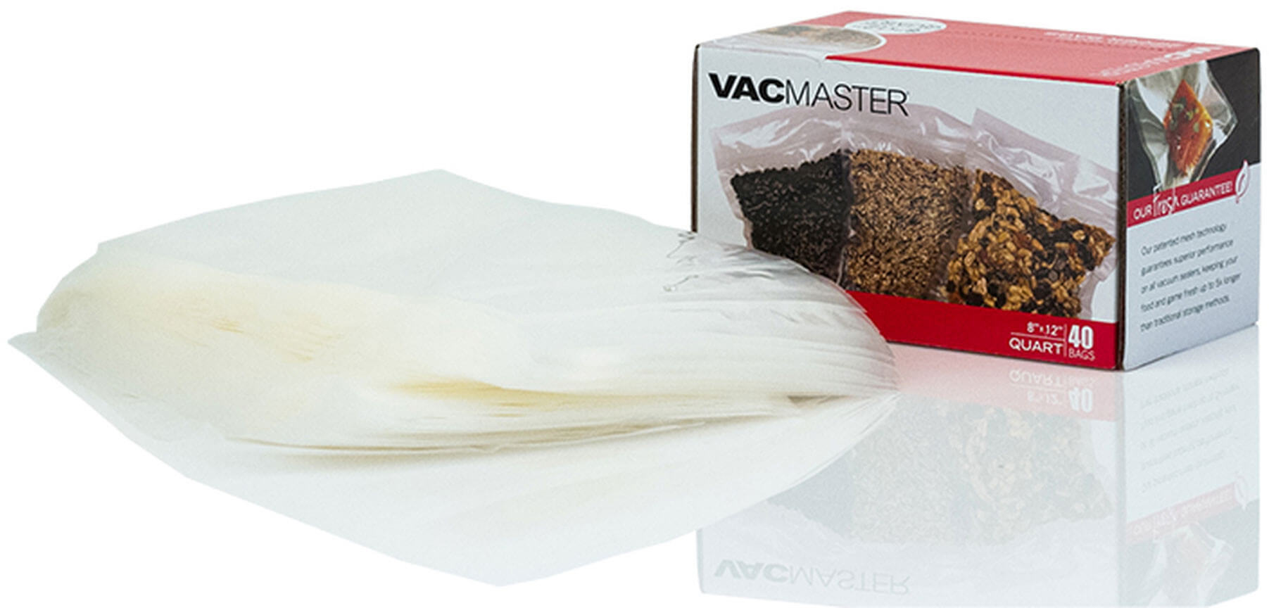 VacMaster Food Saver Style 8x 12 Quart Size Vacuum Bags - 50 bags per box  - Butcher Supply Company