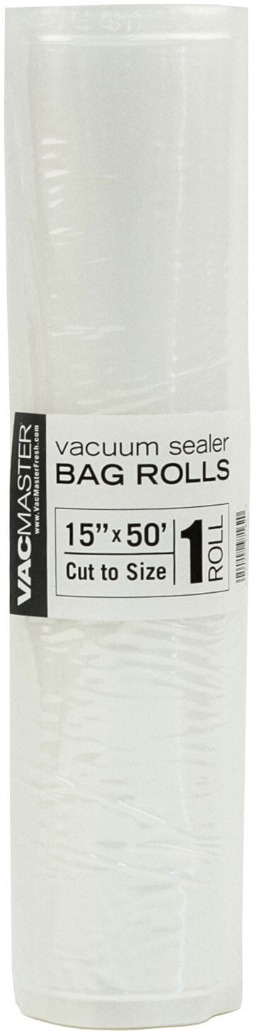 Vacmaster 8 x 12 Quart Zipper Full Mesh Vacuum Seal Bags - 40 Pack