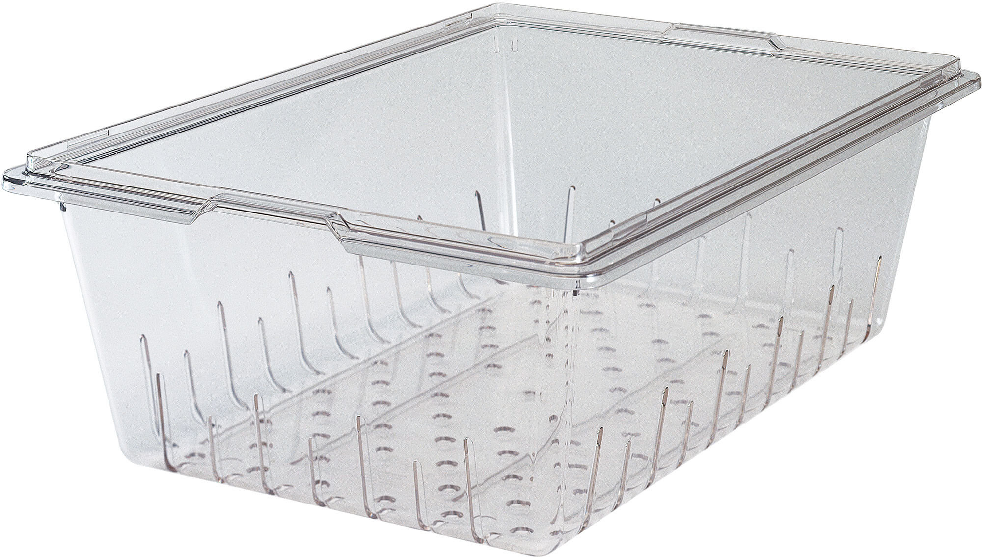 Cambro 18268CLRCW135 Food Storage Colander Square-Camwear, Poly Clear