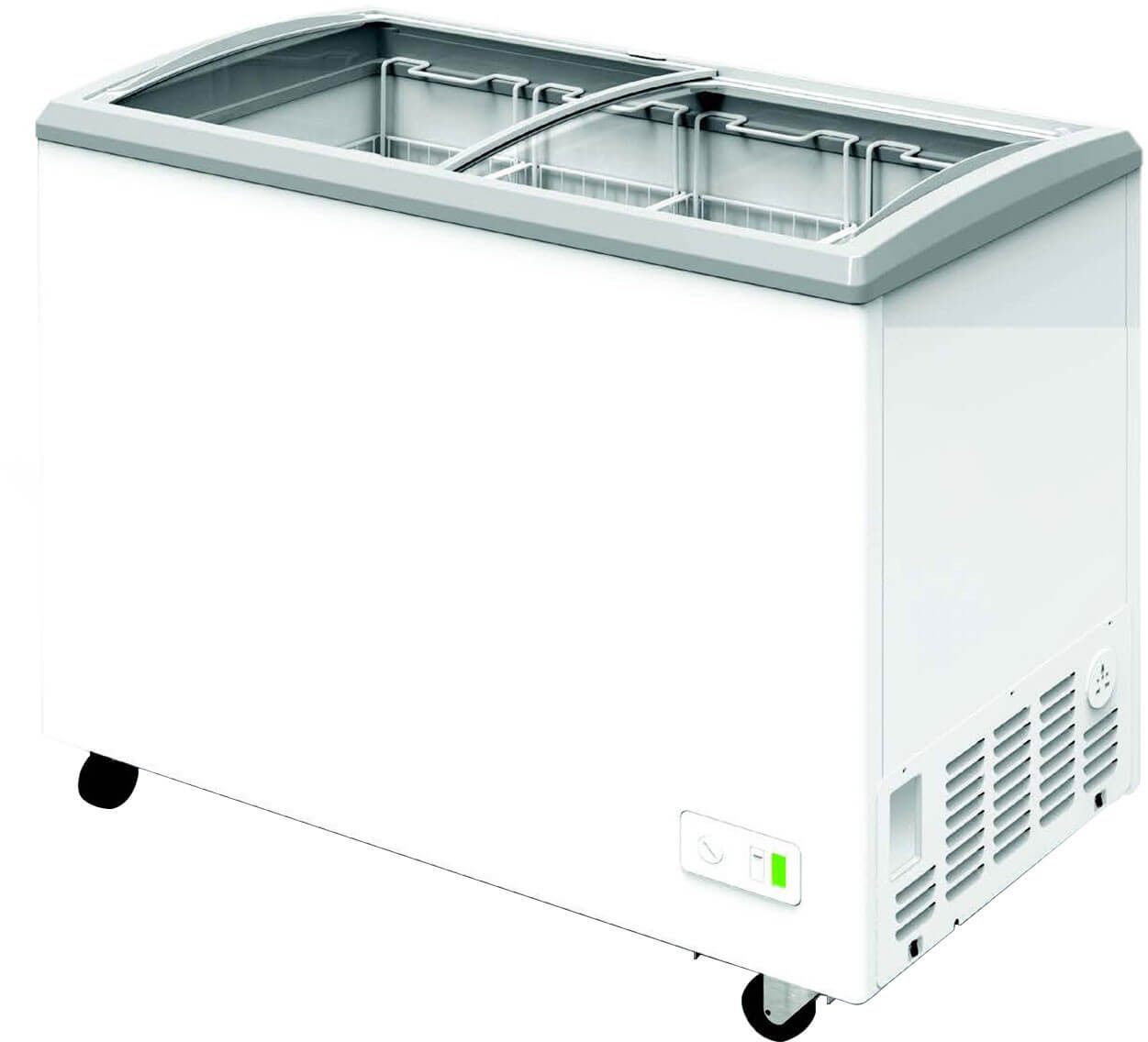 Excellence Industries VBN-3D, 4 cu. ft. Curved Top Dual Temp