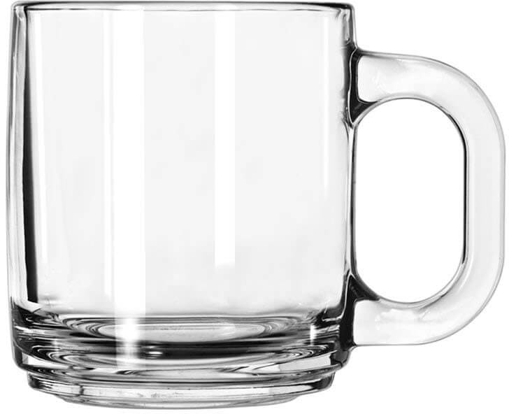 Libbey Clear Glass Irish Coffee Mug, 10.5 Ounce -- 12 per case