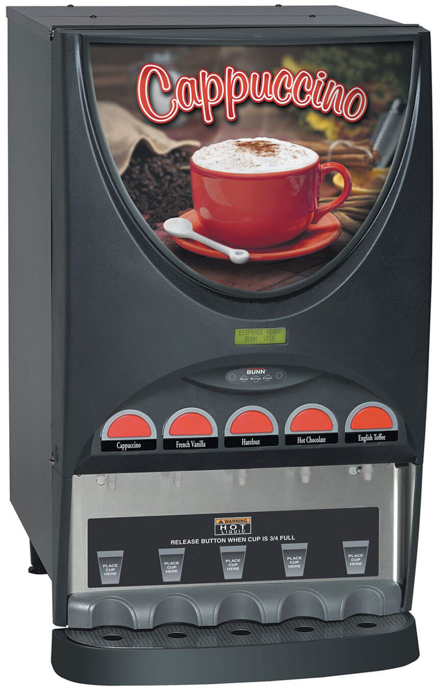 Bunn IMIX-5, Flavor Gallon Cappuccino Dispenser