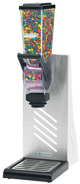 Server 88750 Slimline Wall Mounted Dry Food Dispenser | Single 2L