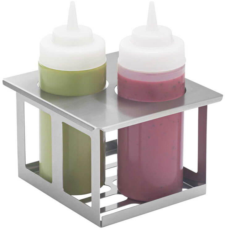 SUREFEED 二台本体＋ハブセット Server Products 86829, 2 Compartment Drop-In Squeeze Bottle Holder