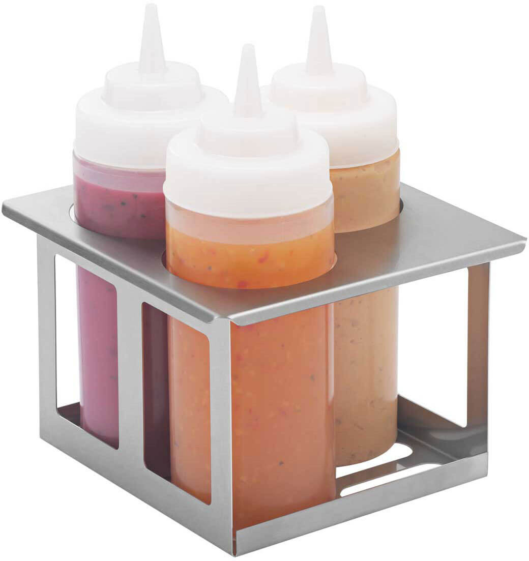 Server Products 86831, 3 Compartment Drop-In Squeeze Bottle Holder