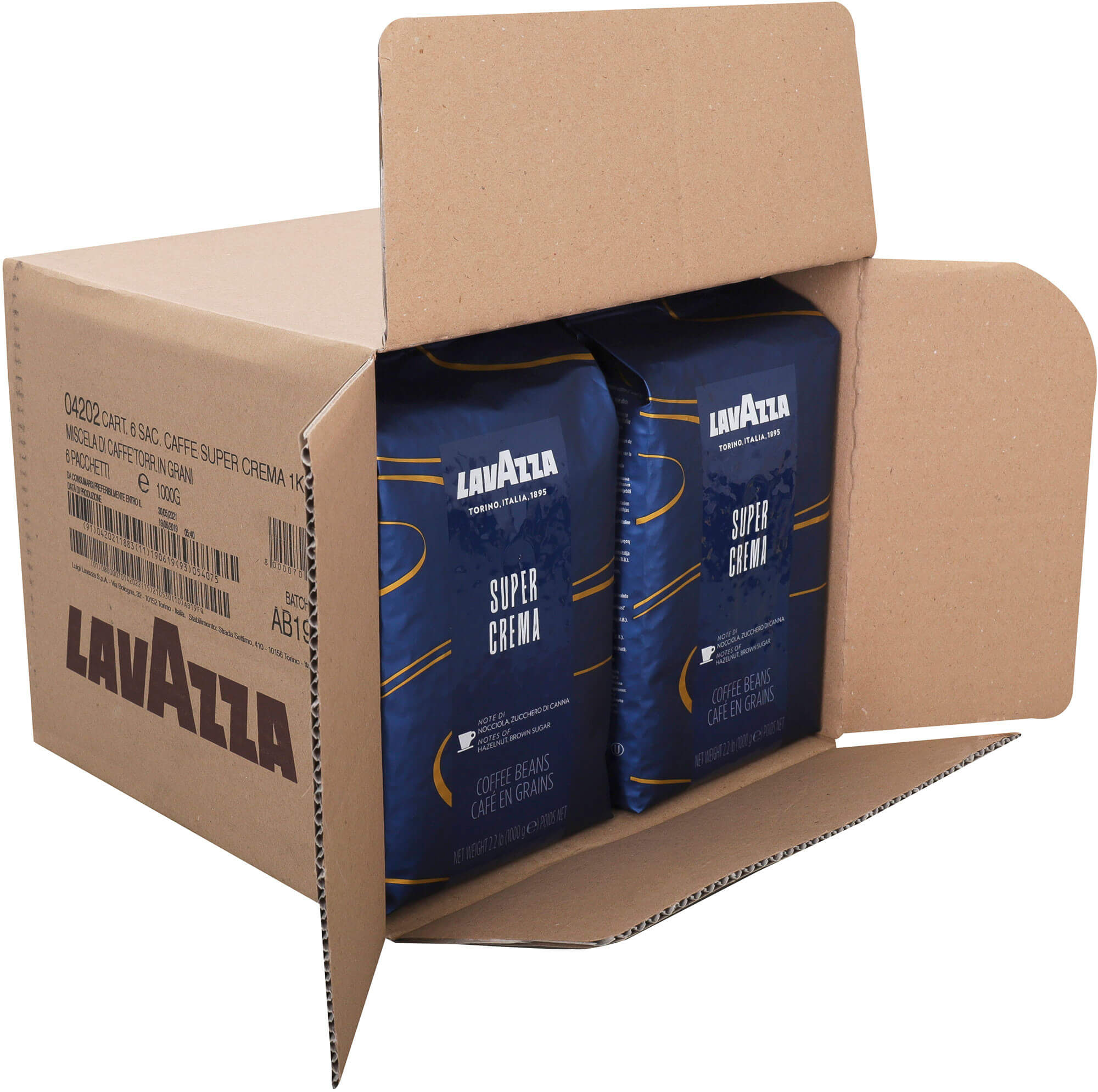 Lavazza 4202, 2.2 Lb Super Crema Whole Medium Roast Whole Bean