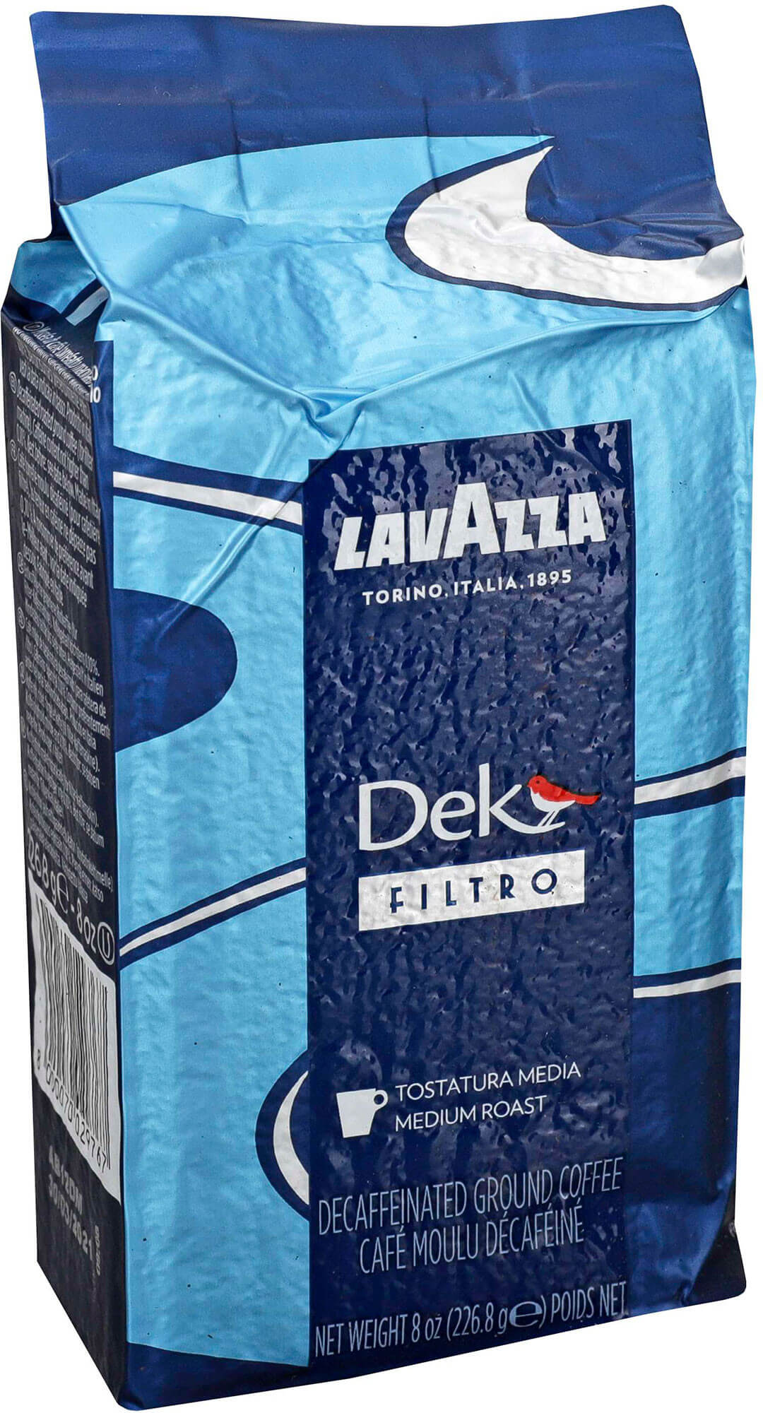 Lavazza 3431, 8 oz Dek Medium Roast Whole Bean Decaf Filter Coffee