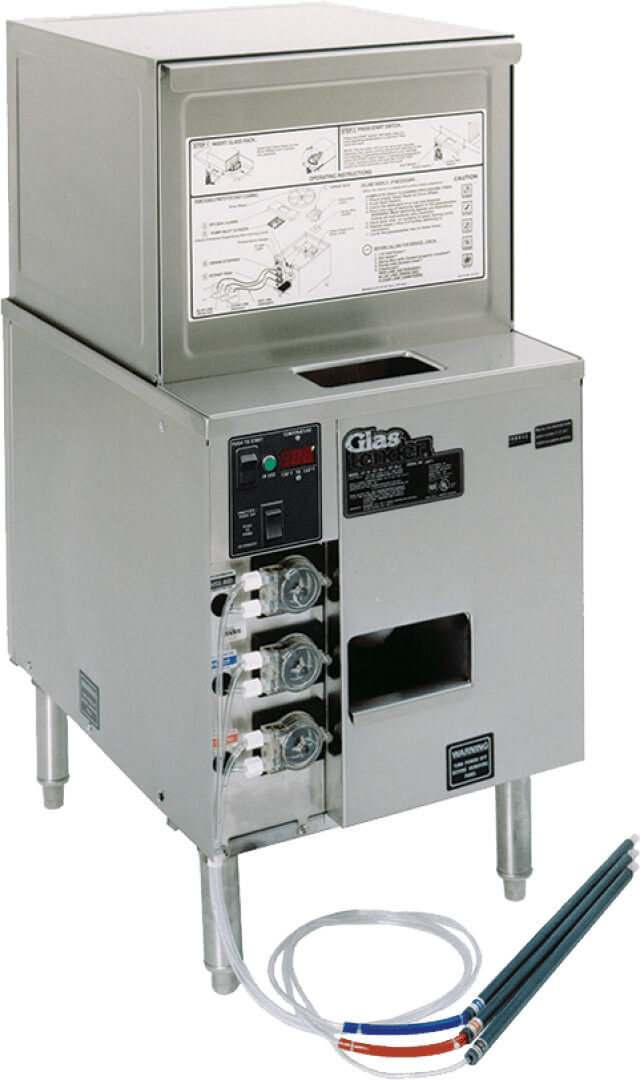Glastender GT-18, 720 Glasses/Hr Underbar Glass Washer, Low
