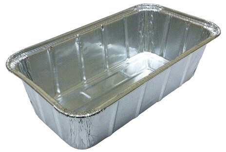 D&W 1 lb. Foil Bread Loaf Pan - 50/Pack