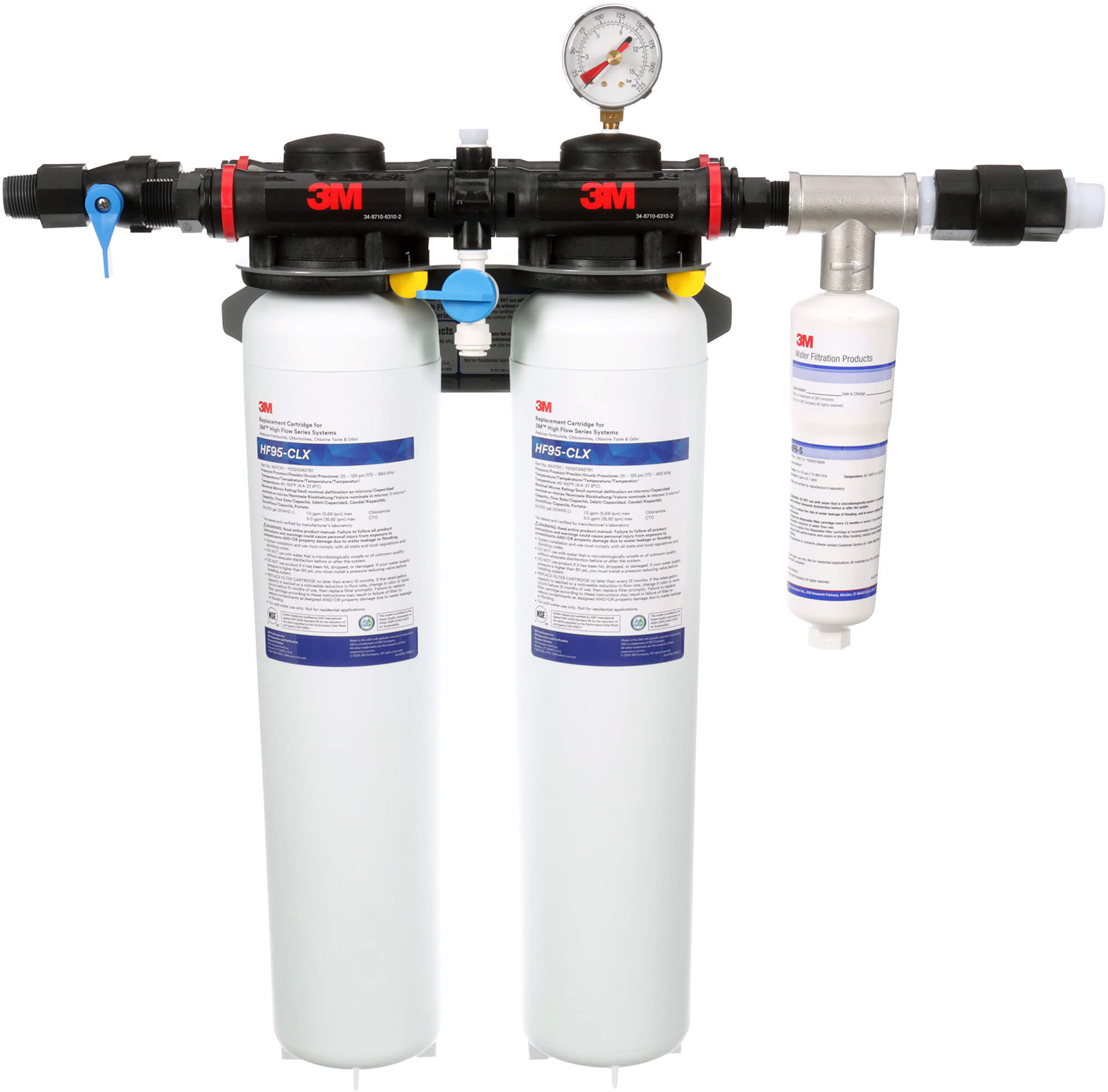 3M Water Filtration DP295-CLX, Dual Port Manifold Water Filter System