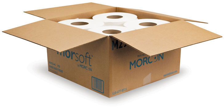 Morcon M29, 700 ft 2-Ply Morsoft® Jumbo Toilet Paper Roll (12/case) Morcon M29, 700 ft 2-Ply Morsoft® Jumbo Toilet Paper Roll (12/case)