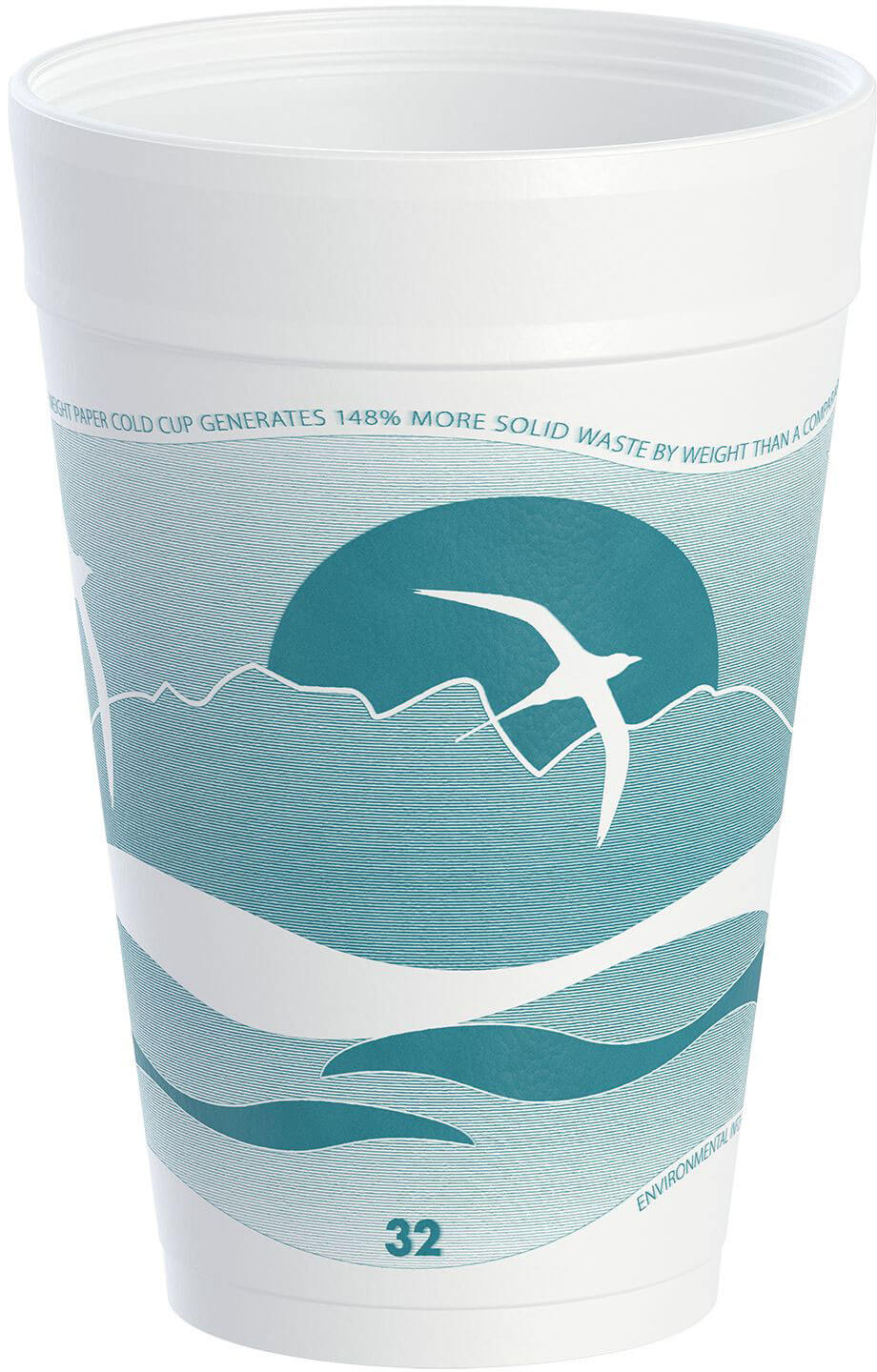 Dart 10 oz Foam Cup, 10J10